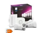 Philips Hue LED-Lampe "White &; Color Ambience", E27, 3er Set, inkl. DimmerSwitch (00212607)