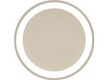 LED Deckenleuchte "AARON", beige (sand), 1, Ø 38cm H: 6,5cm, 1 Stk., HELL HÖLLISCH GUTES LICHT, Leuchten, B-Link Fernbedienung, CCT, LED Deckenleuchte