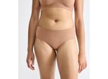 Hipster SLOGGI "ZERO Feel 2.0", Damen, Gr. S, braun (nostalgic braun), Single Jersey, Obermaterial: 76% Polyamid, 24% Elasthan, Unterhosen, softe Mikrofaser, atmungsaktiv, ultraleicht und dehnbar