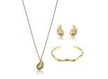 Schmuckset AMELIA PARKER "AS024G", gold, Schmuck_Sets, Damen, 45+6cm, Edelstahl, Schmuckset, 45+6 cm
