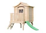 STELZENHAUS mit rutsche aus Holz - B175xL146xH212 cm/1,1m2 - M550A