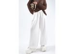 Wijde Woven Broek met Touwsluiting in de Taille