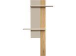 Wandboard MÄUSBACHER "Nova", kaschmir, B:75cm H:189cm T:17cm, Holzwerkstoff, Regale, Wandboard