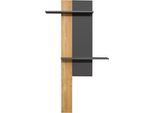 Wandboard MÄUSBACHER "Nova", anthrazit, B:75cm H:189cm T:17cm, Holzwerkstoff, Regale, Wandboard