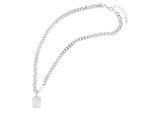Kette ohne Anhänger ADELIA´S "Halskette mit Anhänger – aus Edelstahl", silber, Halsketten, Herren, 50cm, Edelstahl, Perfekt als Geschenk für besondere Menschen