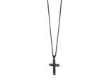 Kette ohne Anhänger ADELIA´S "Halskette mit Anhänger – Kreuz aus Edelstahl", schwarz (gold), Halsketten, Herren, 50cm, Edelstahl, Zum Verschenken – ideal zum Valentinstag