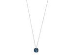 Kette ohne Anhänger ADELIA´S "Halskette mit Anhänger – aus Edelstahl", blau (silber), Halsketten, Damen, 45cm, Edelstahl, Geschenkidee: zeitlos und vielseitig