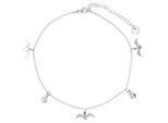 Kettenanhänger ADELIA´S "Anhänger aus Edelstahl mit Perle", silber, Schmuckanhänger, Damen, Edelstahl, Kettenanhänger, Ein kleines Geschenk mit großer Wirkung