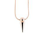 Kette ohne Anhänger ADELIA´S "Halskette mit Anhänger – aus Edelstahl", rosa (gold), Halsketten, Damen, 50cm, Edelstahl, Eine schöne Geschenkidee für jeden Anlass