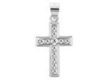Kettenanhänger ADELIA´S "Anhänger – Kreuzanhänger aus 925 Silber mit Zirkonia", silber, Schmuckanhänger, Damen, Silber 925 (Sterlingsilber), Kettenanhänger, Schöne Geschenkidee zum Weihnachten