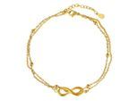 Armband ADELIA´S "Armband aus Edelstahl 24 cm", gold, Armbänder, Damen, 24cm, Edelstahl, Armband, Ein kleines Geschenk mit großer Wirkung
