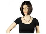 Kette ohne Anhänger ADELIA´S "Halskette aus Leder 43 cm", schwarz, Halsketten, Damen, 43cm, Ideal als Geschenk zum Jubiläum