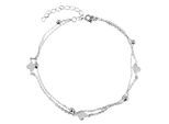 Armband ADELIA´S "Armband – Herz aus Edelstahl 24+5 cm", silber, Armbänder, Damen, 29cm, Edelstahl, Armband, Perfekt als Geschenk für besondere Menschen