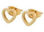 Paar Ohrhänger ADELIA´S "Ohrringe – Ohrstecker aus Edelstahl", Damen, Gr. Damen, Edelstahl, gold, Ohrringe, Zum Verschenken – ideal zum einen besonderen Tag