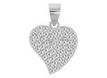 Kettenanhänger ADELIA´S "Anhänger – Herzanhänger aus 925 Silber mit Zirkonia", silber, Schmuckanhänger, Damen, Silber 925 (Sterlingsilber), Kettenanhänger, Perfekt als Geschenk für besondere Menschen