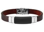 Armband ADELIA´S "Armband aus Leder 21 cm", braun, Armbänder, Damen, 21cm, Leder, Armband, Perfekt als Geschenk zum Geburtstag