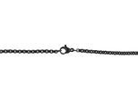 Kette ohne Anhänger ADELIA´S "Halskette mit Anhänger – aus Edelstahl", schwarz, Halsketten, Damen, 61cm, Edelstahl, Ein stilvolles Geschenk für besondere Momente