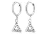 Kettenanhänger ADELIA´S "Anhänger aus Edelstahl mit Strass Steinchen", silber, Schmuckanhänger, Damen, Edelstahl, Kettenanhänger, Perfekt als Geschenk zum Valentinstag