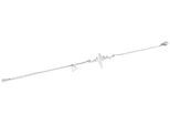 Armband ADELIA´S "Armband – Herz aus Edelstahl 17 cm", silber, Armbänder, Damen, 17cm, Edelstahl, Armband, Zum Verschenken an Menschen, die Ihnen am Herzen liegen