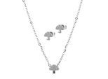 Kette ohne Anhänger ADELIA´S "Halskette mit Anhänger – aus Edelstahl", silber, Halsketten, Damen, 45cm, Edelstahl, Zum Verschenken – ideal zum Valentinstag