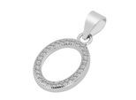 Kettenanhänger ADELIA´S "Anhänger aus 925 Silber mit Zirkonia", silber, Schmuckanhänger, Damen, Silber 925 (Sterlingsilber), Kettenanhänger, Eine schöne Geschenkidee für jeden Anlass