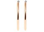 Paar Creolen ADELIA´S "Ohrringe – Creole aus Edelstahl", Damen, Gr. Damen, Edelstahl, gold, Ohrringe, Perfekt zum Verschenken an besondere Menschen