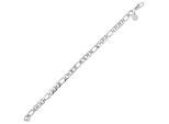 Armband ADELIA´S "Armband aus Edelstahl 21,5 cm", silber, Armbänder, Damen, 22cm, Edelstahl, Armband, Ideal als Geschenk zum Valentinstag