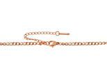 Kette ohne Anhänger ADELIA´S "Halskette mit Anhänger – Herz aus Edelstahl", rosa (gold), Halsketten, Damen, 55cm, Edelstahl, Ein Geschenk, das Freude macht