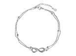 Armband ADELIA´S "Armband aus Edelstahl 24 cm", silber, Armbänder, Damen, 24cm, Edelstahl, Armband, Perfekt zum Verschenken an besondere Menschen