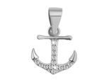 Kettenanhänger ADELIA´S "Anhänger aus 925 Silber mit Zirkonia", silber, Schmuckanhänger, Damen, Silber 925 (Sterlingsilber), Kettenanhänger, Ideal als Geschenk – dezent und elegant