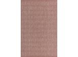 Outdoorteppich "Outdoor Crosses, LAGERRÄUMUNG", rot (rostrot, elfenbeinfarben), B:152cm H:4mm L:244cm, Polypropylen (PP), MYFLAIR MÖBEL & ACCESSOIRES, Teppiche, Outdoorteppich, Flachgewebe, In- und Outdoor geeignet