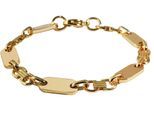 Armband ADELIA´S "Armband aus Edelstahl 21 cm", gold, Armbänder, Damen, 21cm, Edelstahl, Armband, Zum Verschenken – passend für viele Anlässe