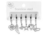 Kettenanhänger ADELIA´S "Anhänger – Anhänger aus Edelstahl", silber, Schmuckanhänger, Damen, Edelstahl, Kettenanhänger, Eine schöne Geschenkidee für jeden Anlass