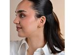Klappcreolen ADELIA´S "Ohrringe – Klappcreole aus Edelstahl", Damen, Gr. Damen, Edelstahl, gold, Ohrringe Klappcreolen, Zum Verschenken – ideal zum einfach so