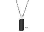 Kette ohne Anhänger ADELIA´S "Halskette mit Anhänger – aus Edelstahl", schwarz, Halsketten, Damen, 61cm, Edelstahl, Geschenkidee: zeitlos und vielseitig