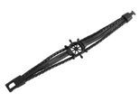 Armband ADELIA´S "Armband aus Leder 21 cm", schwarz, Armbänder, Damen, 21cm, Leder, Armband, Perfekt zum Verschenken an besondere Menschen