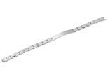 Gliederarmband ADELIA´S "Armband – Gliederarmband aus Edelstahl 21,5 cm", silber, Armbänder, Damen, 22cm, Edelstahl, Gliederarmband, Zum Verschenken – passend für viele Anlässe