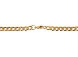 Kette ohne Anhänger ADELIA´S "Halskette – Panzerkette aus Edelstahl 61 cm", gold, Halsketten, Damen, 61cm, Edelstahl, Zum Verschenken an Menschen, die Ihnen am Herzen liegen