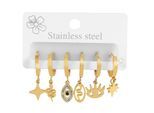 Kettenanhänger ADELIA´S "Anhänger – Anhänger aus Edelstahl", gold, Schmuckanhänger, Damen, Edelstahl, Kettenanhänger, Perfekt als Geschenk für besondere Menschen