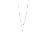 Kette ohne Anhänger ADELIA´S "Halskette mit Anhänger – aus Edelstahl", silber, Halsketten, Damen, 50cm, Edelstahl, Eine schöne Geschenkidee für jeden Anlass