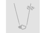Kette ohne Anhänger ADELIA´S "Halskette aus Edelstahl 45 cm", silber, Halsketten, Damen, 45cm, Edelstahl, Zum Verschenken – ideal zum Weihnachten