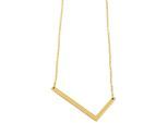 Kette ohne Anhänger ADELIA´S "Halskette mit Anhänger – Buchstabe aus Edelstahl", gold, Halsketten, Damen, 48cm, Edelstahl, Ideal als Geschenk für besondere Anlässe