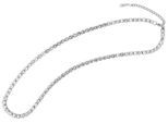 Kette ohne Anhänger ADELIA´S "Halskette aus Edelstahl 40+5", silber, Halsketten, Damen, 45cm, Edelstahl, Zum Verschenken an Menschen, die Ihnen am Herzen liegen