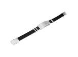 Armband ADELIA´S "Armband aus Leder 21,5 cm", schwarz, Armbänder, Herren, 22cm, Leder, Armband, Zum Verschenken – ideal zum Jubiläum