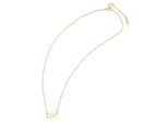 Kette ohne Anhänger ADELIA´S "Halskette – Unendlichkeitszeichen aus Edelstahl 43 cm", gold, Halsketten, Damen, 43cm, Edelstahl, Perfekt als Geschenk zum Jubiläum