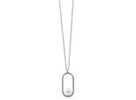 Kette ohne Anhänger ADELIA´S "Halskette mit Anhänger – aus Edelstahl", weiß, Halsketten, Damen, 45cm, Edelstahl, Ideal als Geschenk – dezent und elegant