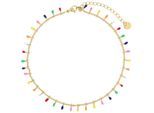 Kettenanhänger ADELIA´S "Anhänger aus Edelstahl mit Perle", gold, Schmuckanhänger, Damen, Edelstahl, Kettenanhänger, Ideal als Geschenk – dezent und elegant
