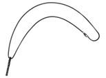 Kette ohne Anhänger ADELIA´S "Halskette mit Anhänger – aus Edelstahl", schwarz, Halsketten, Damen, 61cm, Edelstahl, Ideal als Geschenk für besondere Anlässe