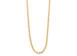 Kette ohne Anhänger ADELIA´S "Halskette – Erbskette aus Edelstahl 55 cm", gold, Halsketten, Damen, 55cm, Edelstahl, Schöne Geschenkidee zum einen besonderen Tag