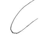 Kette ohne Anhänger ADELIA´S "Halskette – Ankerkette aus Edelstahl 55+5", schwarz, Halsketten, Damen, 60cm, Edelstahl, Perfekt als Geschenk zum einen besonderen Tag